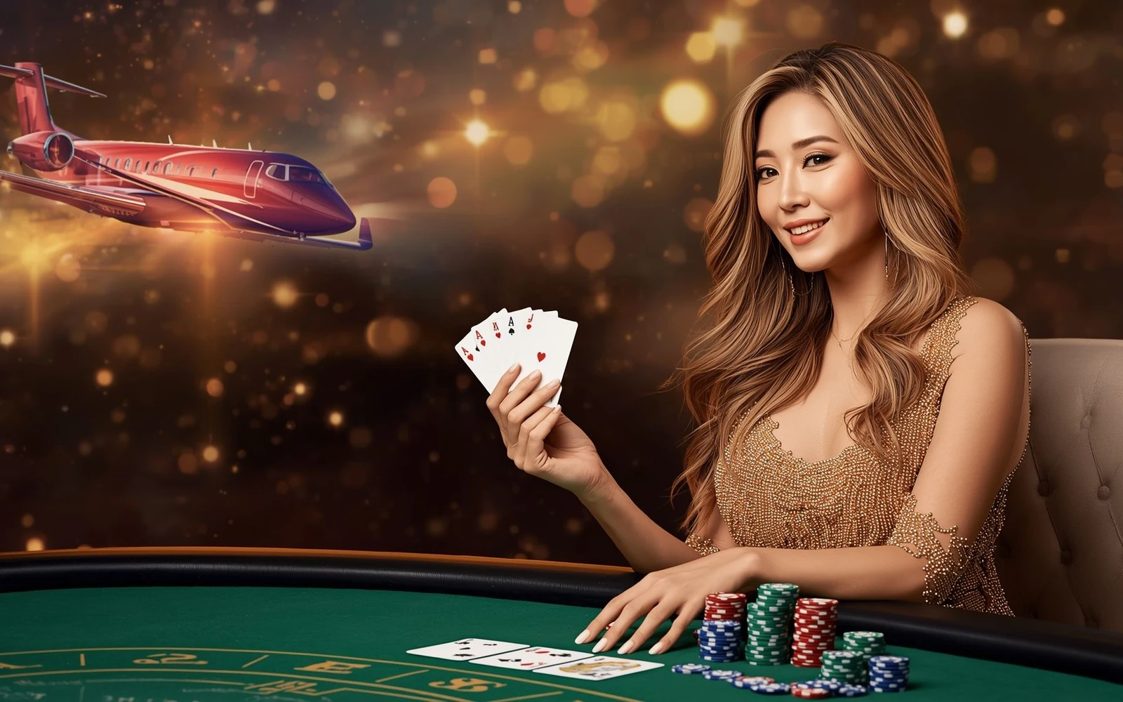Ilustrasi suasana hiburan digital HAPPYBET188