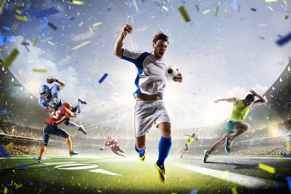 Visual pertandingan yang menggambarkan perbedaan tampilan pra-pertandingan dan live